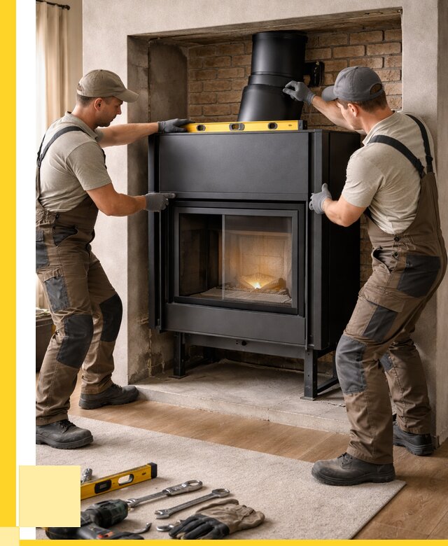 Установка каминных топок в Новокубанске под ключ от 18716 р. | ЭриданНкб