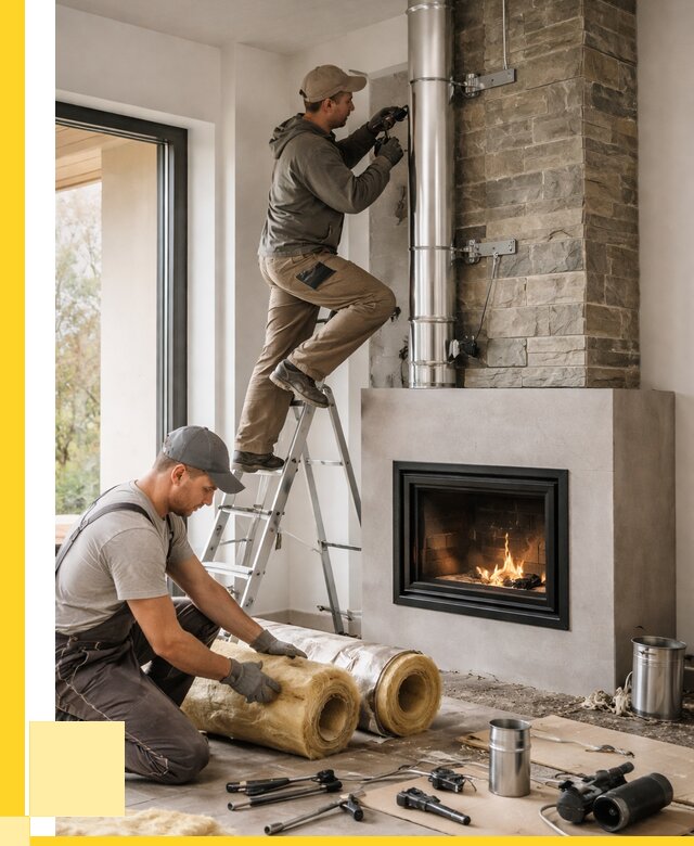 Монтаж дымоходов для каминов в Новокубанске от 15597 р. ЭриданНкб