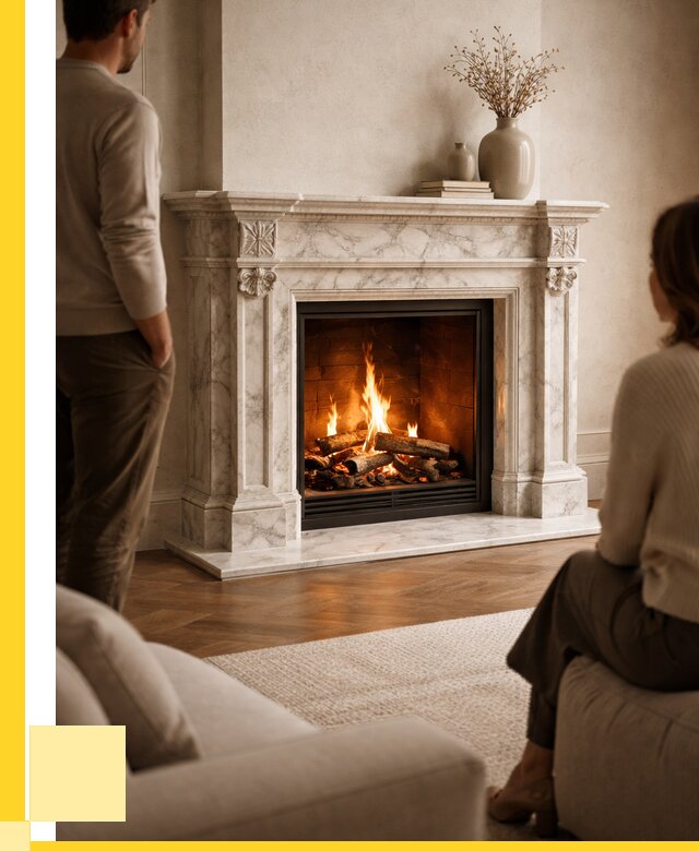 Мраморные камины под ключ в Новокубанске от 259950 р. | ЭриданНкб