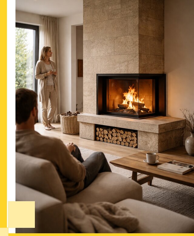 Угловые камины из кирпича установка в Новокубанске от 155970 р. ЭриданНкб