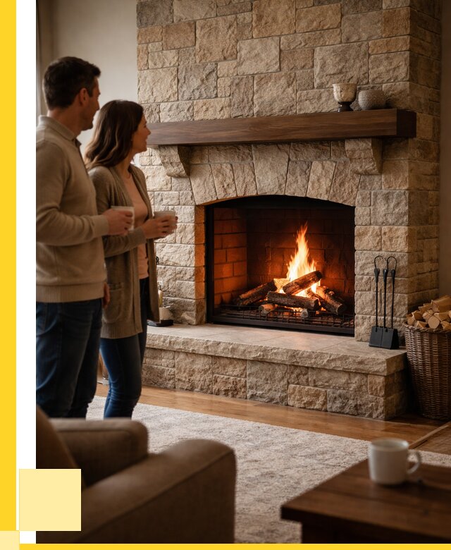 Каменные камины на заказ в Новокубанске от 187164 р. | ЭриданНкб