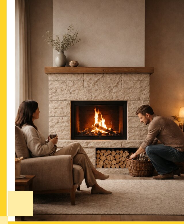 Камины для дома в Новокубанске под ключ от 155970 р. | ЭриданНкб