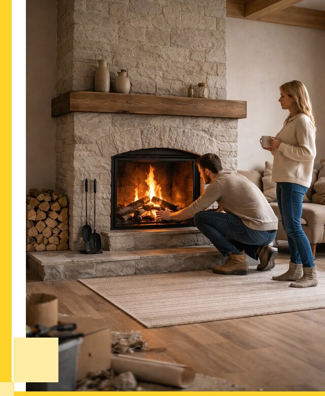 Камины для загородного дома в Новокубанске от 363930 р., ЭриданНкб