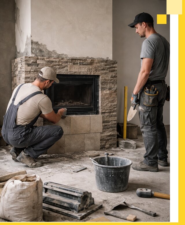 Камины под ключ в Новокубанске: проект, изготовление и монтаж