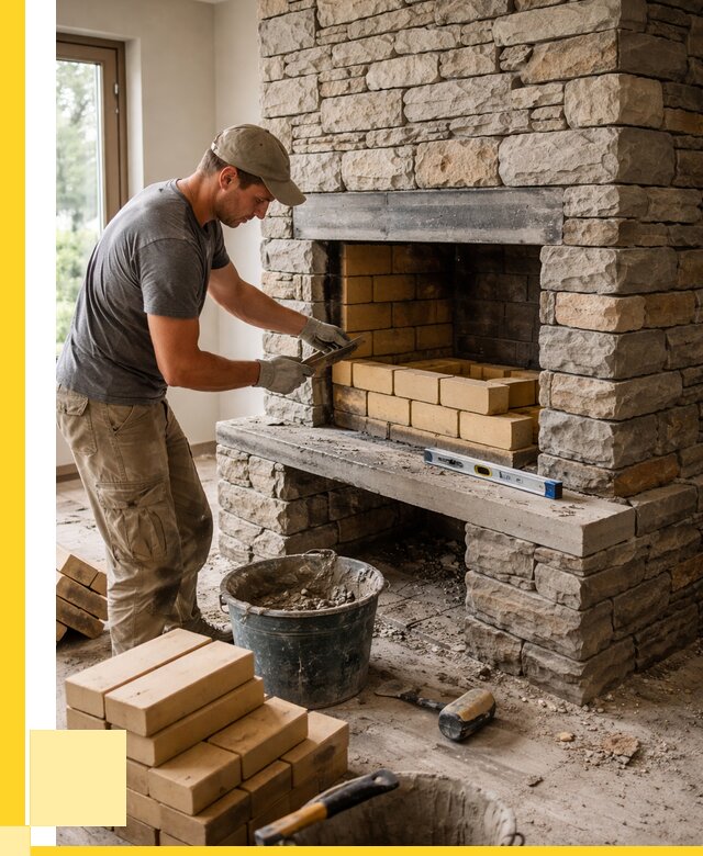 Кладка каминов и камина в Новокубанске от 25995 р. ЭриданНкб