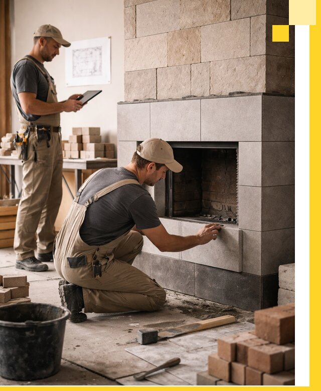 Индивидуальные проекты каминов и каминных систем в Новокубанске