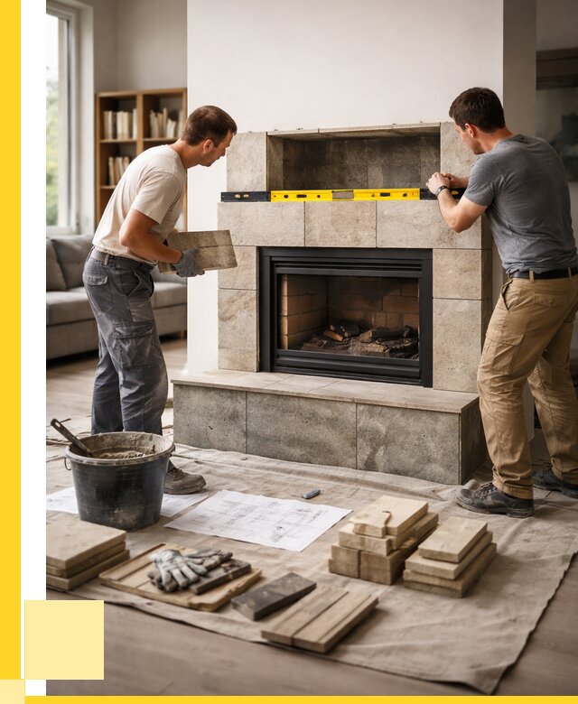 Монтаж каминов и установка в Новокубанске от 46791 р. | ЭриданНкб