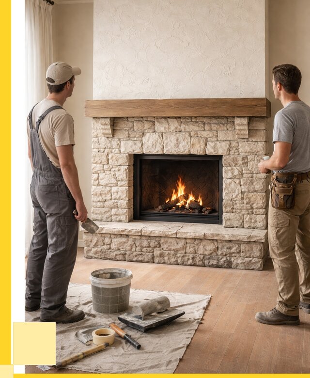 Отделка каминов в Новокубанске от 6759 р. под ключ | ЭриданНкб