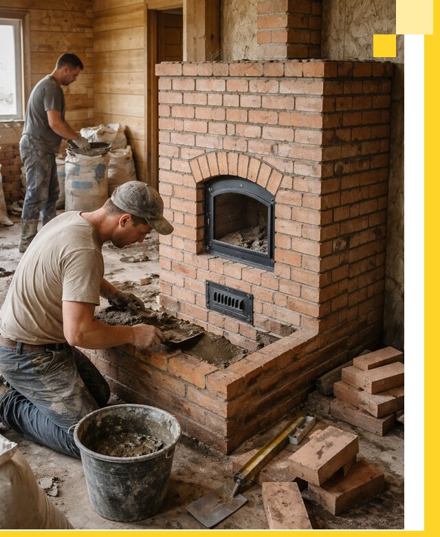 Профессиональное строительство печей в Новокубанске под ключ