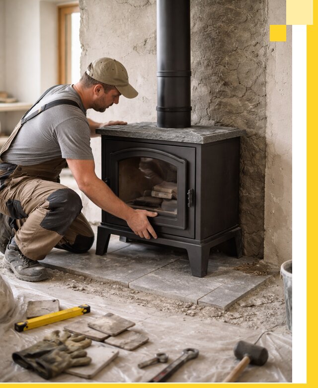 Профессиональный монтаж печей и каминов в Новокубанске под ключ