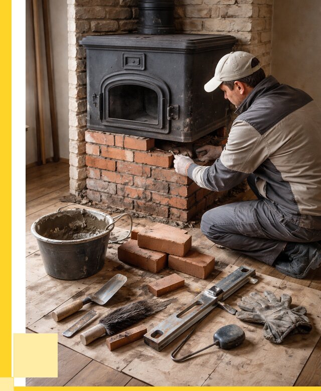 Ремонт печей в Новокубанске от 12478 р., услуги печника ЭриданНкб