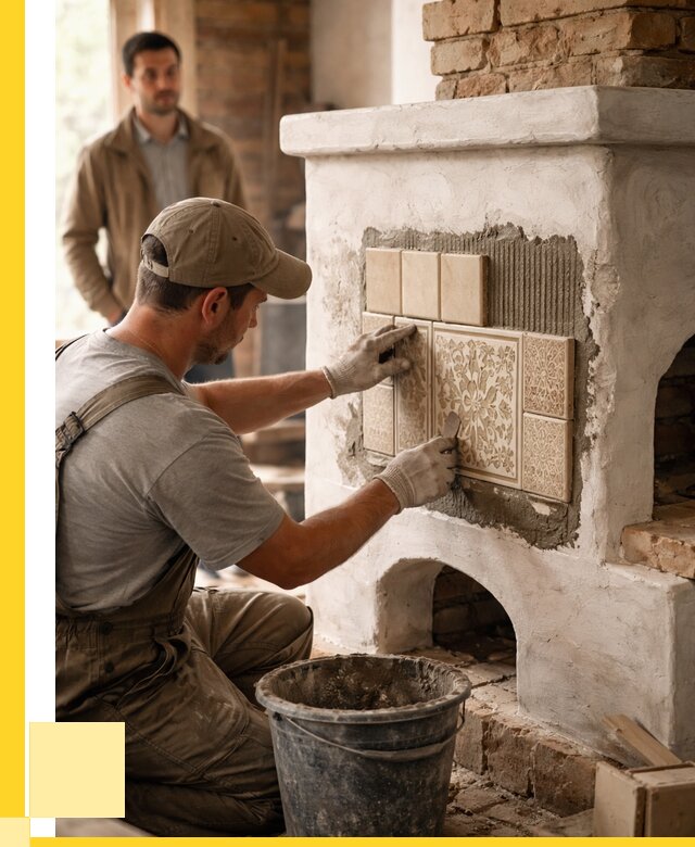 Отделка печей и банных печей в Новокубанске от 36393 р. | ЭриданНкб