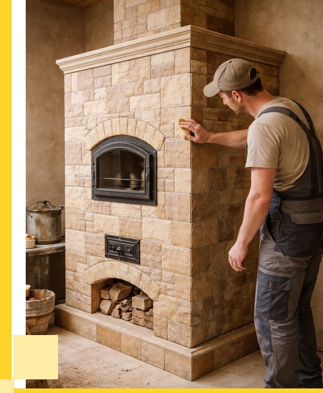 Облицовка печей в Новокубанске от 4679 р. под ключ | ЭриданНкб