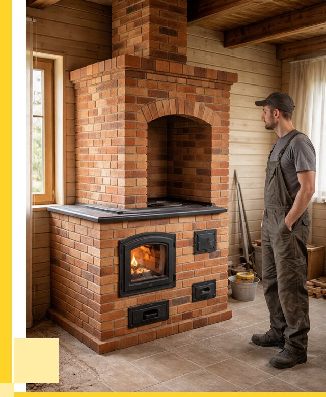 Кирпичные печи в Новокубанске: купить от 155970 р. | ЭриданНкб