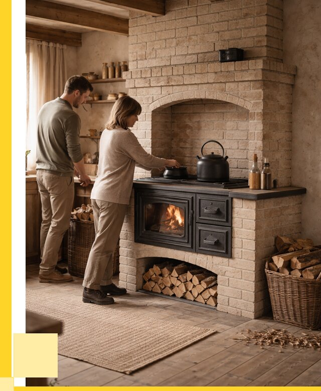 Печи с плитой в Новокубанске от 46791 р. | ЭриданНкб — кирпичная печь