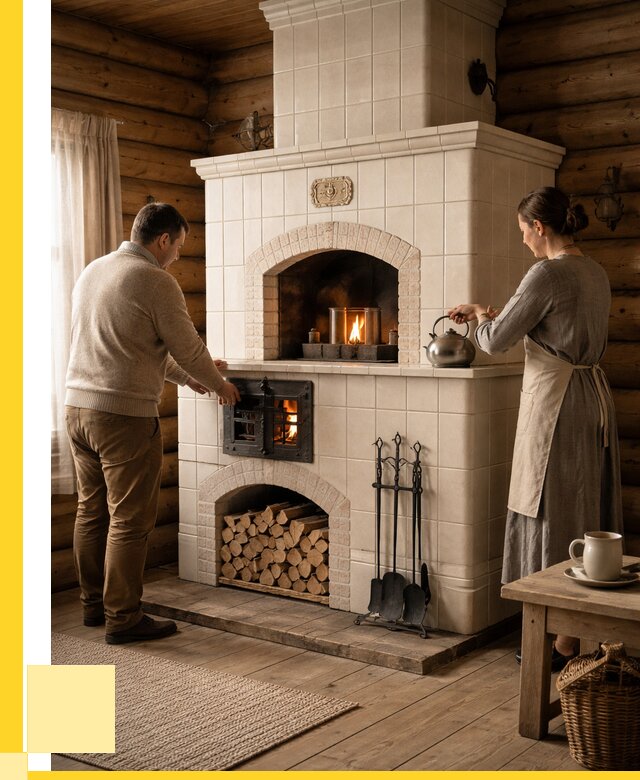 Русские печи в Новокубанске: установка от 155970 р. ЭриданНкб