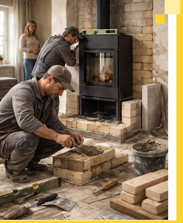 Печи и камины под ключ: проект, установка в Новокубанске