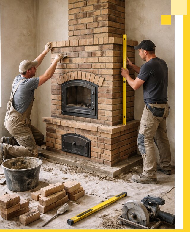 Продажа и установка печей и каминов для дома под ключ в Новокубанске