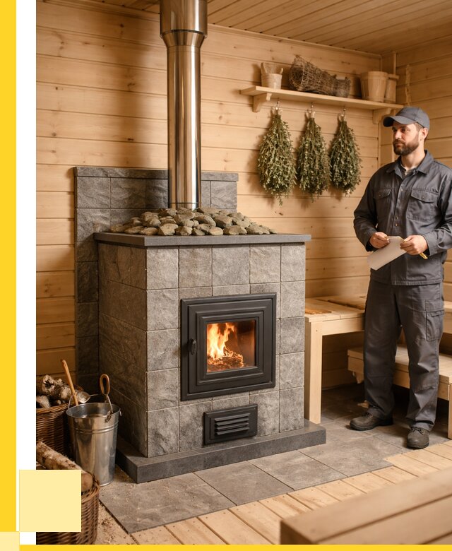 Печи для бани под ключ в Новокубанске от 124776 р. | ЭриданНкб