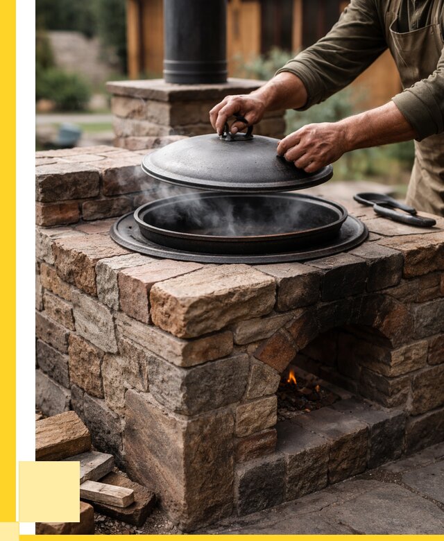 Печи для казана в Новокубанске по цене от 18716 р. | ЭриданНкб