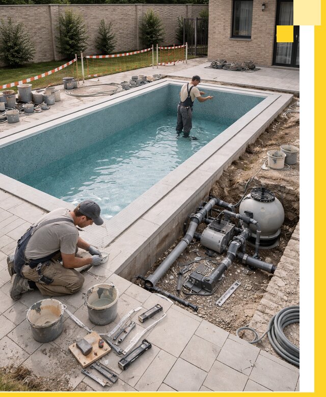 Строительство бассейнов под ключ в Новокубанске: проекты и монтаж