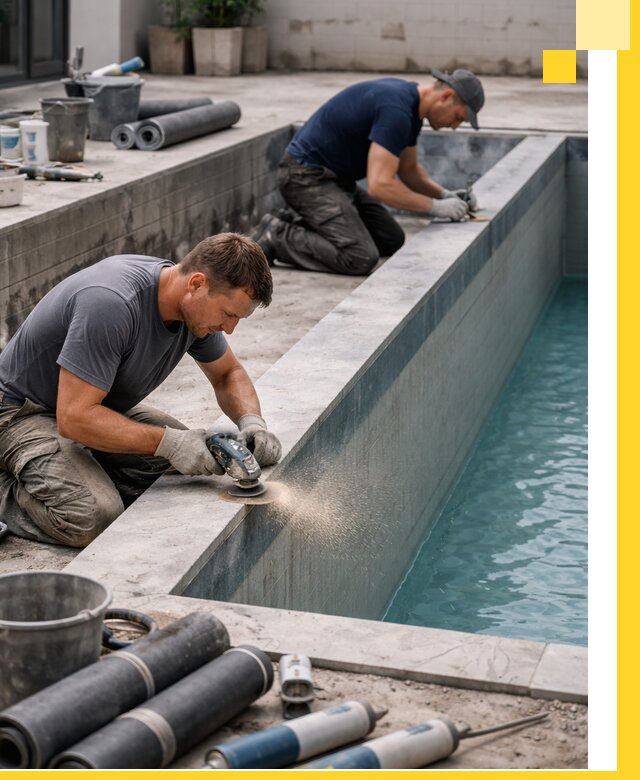 Профессиональный ремонт бассейнов под ключ в Новокубанске