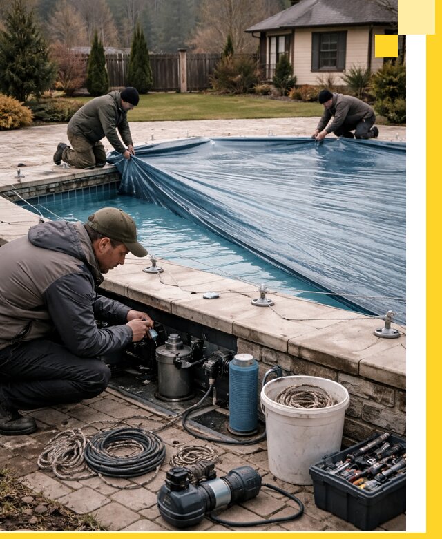 Консервация бассейнов в Новокубанске: подготовка к длительному хранению