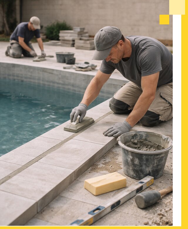 Отделка бассейнов в Новокубанске: декоративная отделка и гидроизоляция