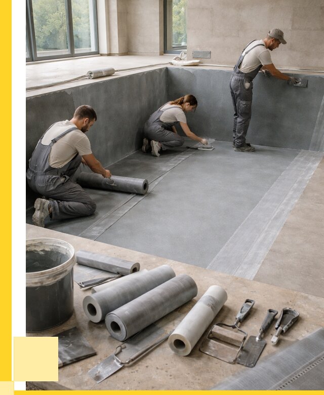 Гидроизоляция бассейнов в Новокубанске от 2080 р., ЭриданНкб