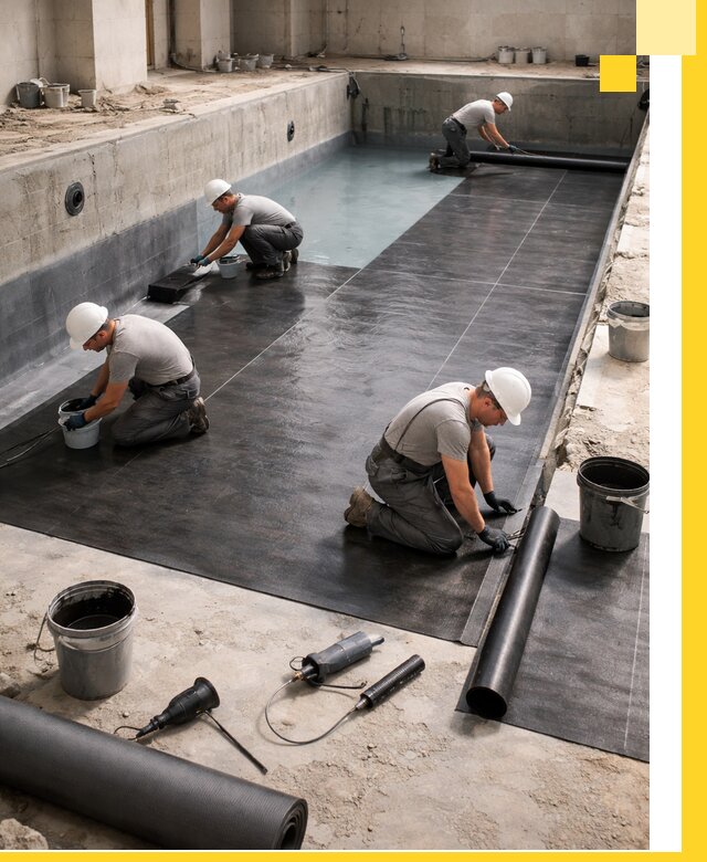 Профессиональная гидроизоляция бассейнов и чаш в Новокубанске под ключ