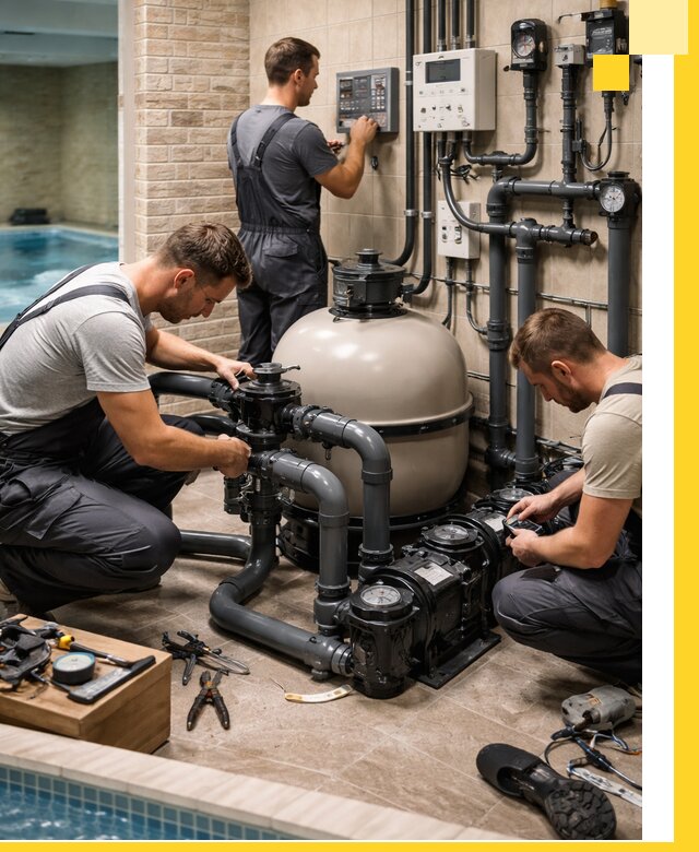 Комплексное оборудование для бассейнов под ключ в Новокубанске