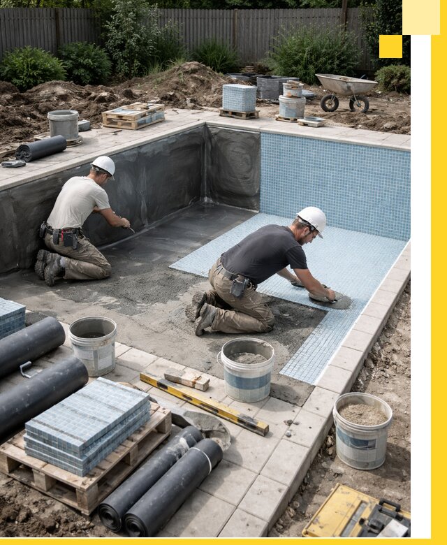 Проектирование и строительство стационарных бассейнов в Новокубанске