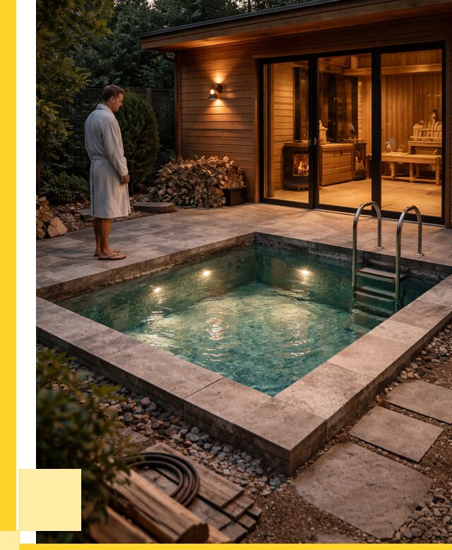 Бани с бассейном под ключ в Новокубанске от 98781 р. | ЭриданНкб