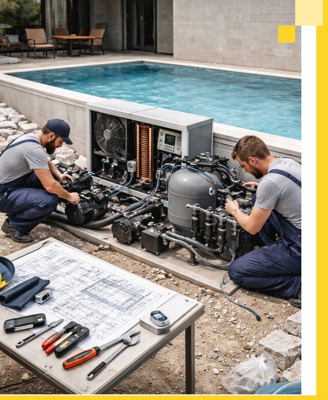 Проектирование и монтаж бассейнов с подогревом в Новокубанске