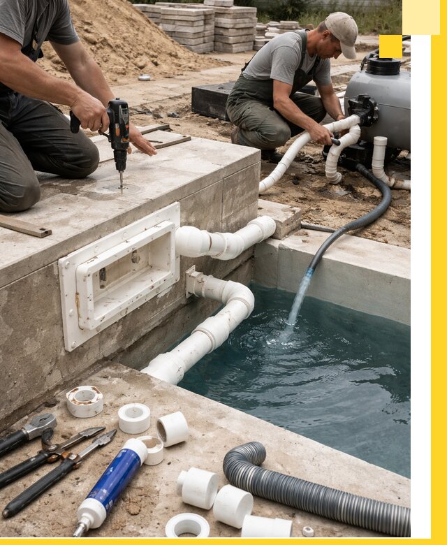 Строительство скиммерных бассейнов под ключ в Новокубанске