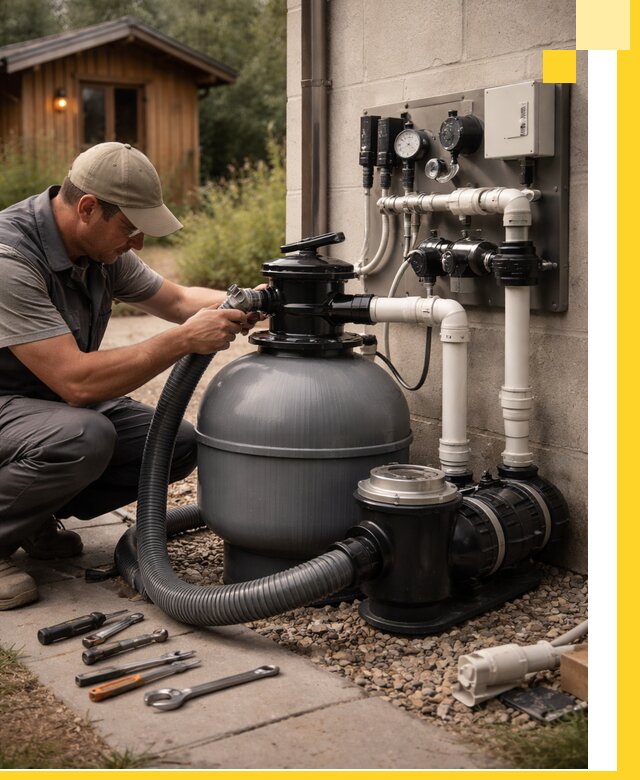 Продажа и монтаж фильтров и насосов для бассейнов в Новокубанске