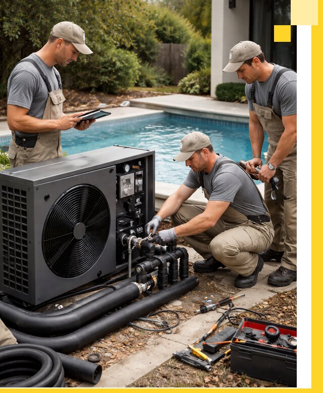 Проектирование и установка тепловых насосов для бассейнов в Новокубанске