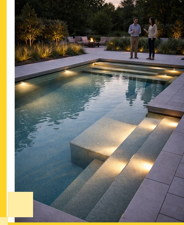 Освещение бассейнов в Новокубанске под ключ от 25995 р. | ЭриданНкб