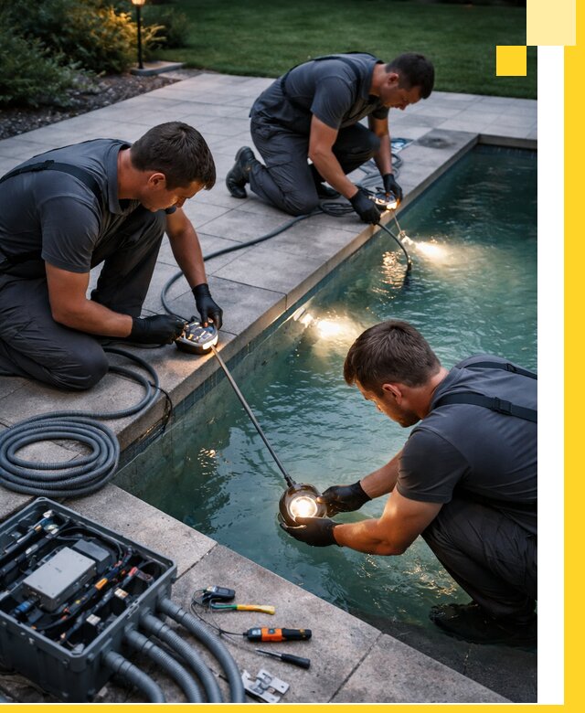 Профессиональное освещение бассейнов в Новокубанске: дизайн и монтаж