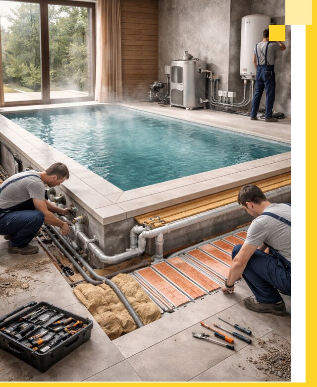 Проектирование и строительство тёплых бассейнов в Новокубанске