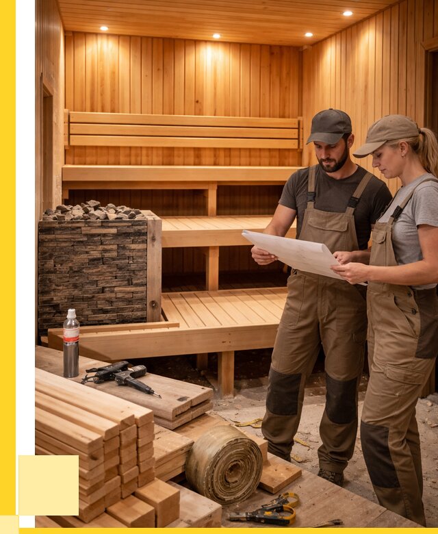 Строительство саун в Новокубанске под ключ от 259950 р., ЭриданНкб