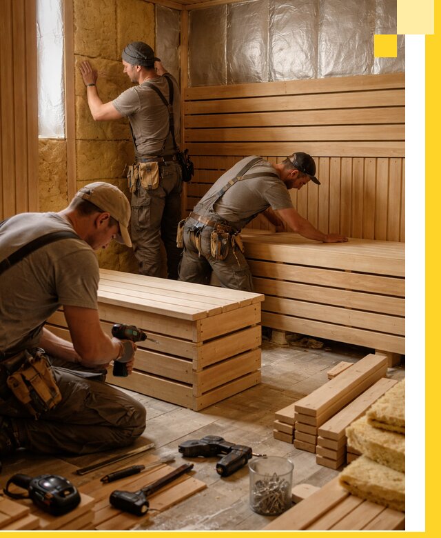 Профессиональное строительство саун под ключ в Новокубанске