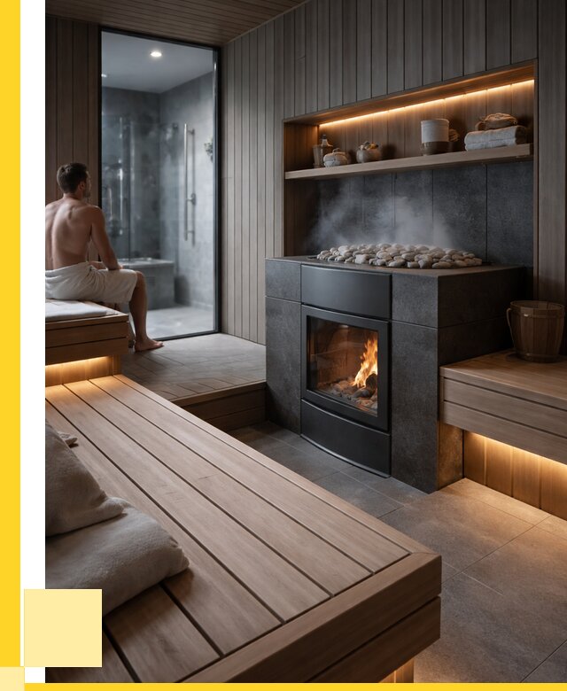 Проект сауны в частном доме в Новокубанске от 36393 р. | ЭриданНкб