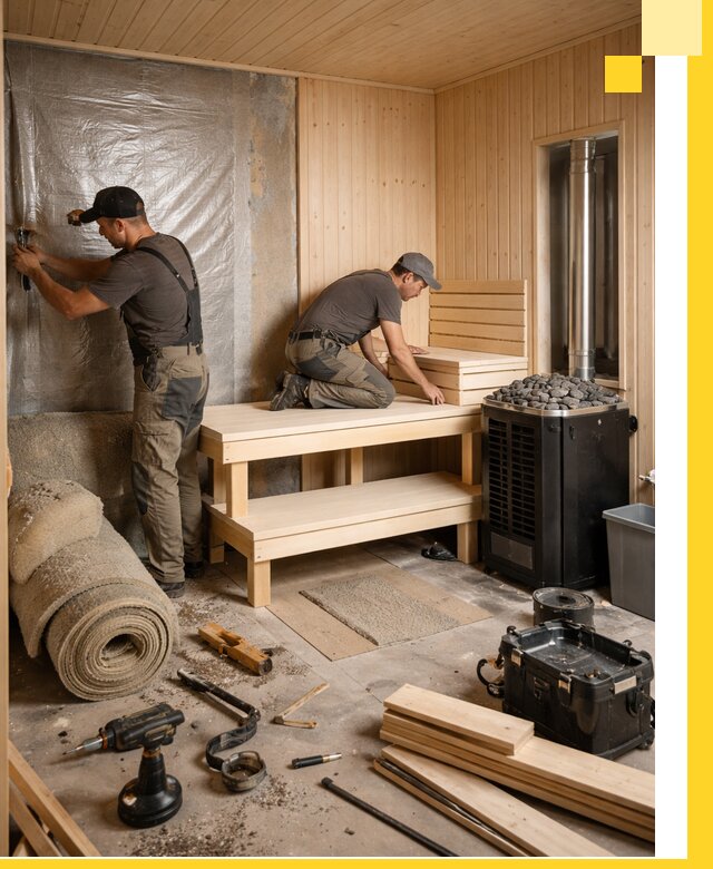 Проекты саун под ключ в Новокубанске дизайн и строительство