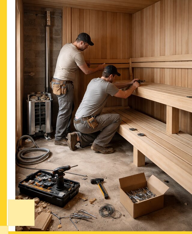 Монтаж саун под ключ в Новокубанске от 124776 р. | ЭриданНкб
