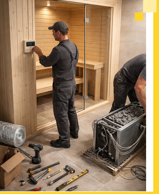 Поставка, установка и монтаж электрических саун в Новокубанске