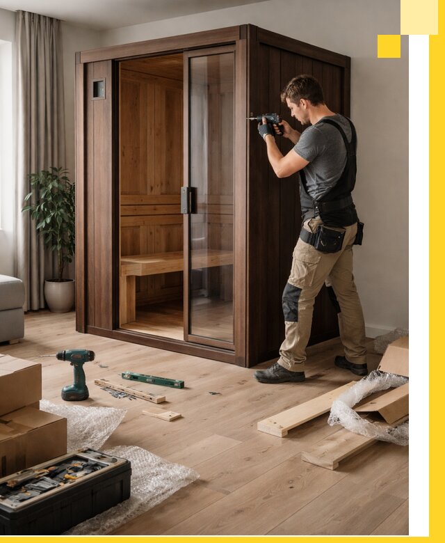 Установка и производство мини саун под ключ в Новокубанске