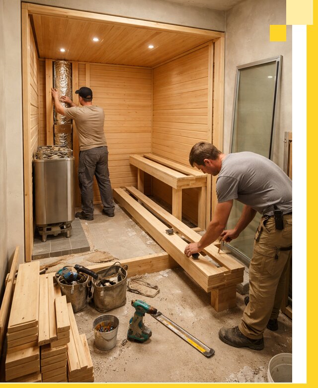 Проектирование и установка домашних саун под ключ в Новокубанске