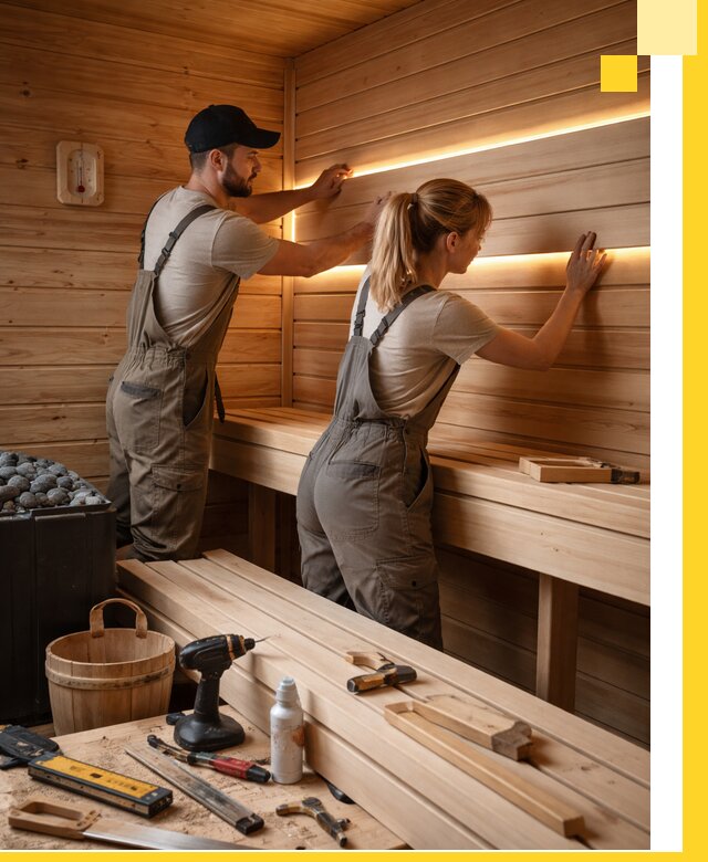 Дизайн саун и бань под ключ с индивидуальным проектом в Новокубанске