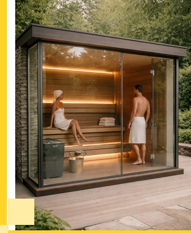 Сауна стеклянная и двери для сауны в Новокубанске от 259950 р. | ЭриданНкб
